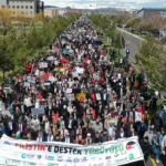 AİÇÜ’de Filistin İçin Anlamlı Yürüyüş Gerçekleşti