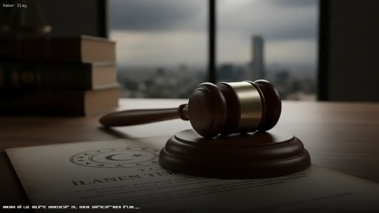 Ankara Bölge Adliyesi’nden Önemli İlan: Marka Davası Hakkında