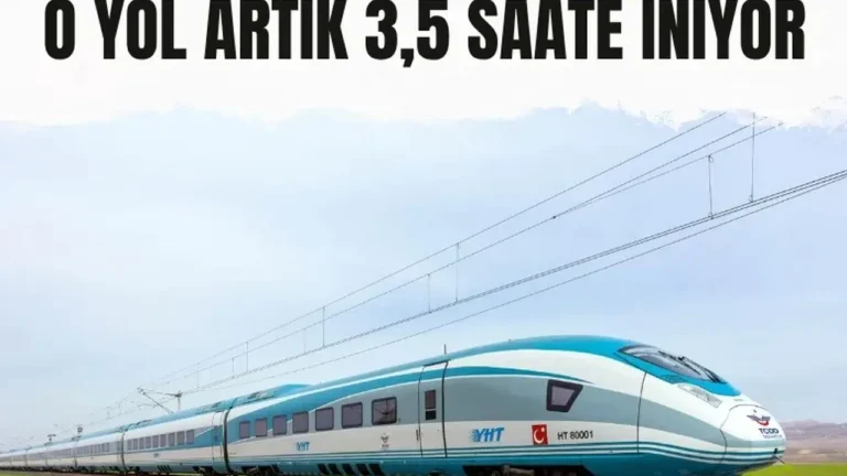 Ankara-İzmir YHT ile 3,5 Saatte Seyahat Mümkün Olacak