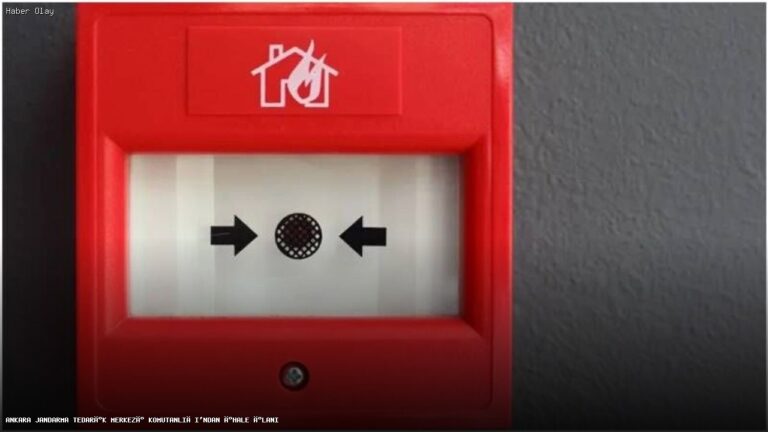 Ankara’da Jandarma İhale Duyurusu: Yangın Sistemleri Onarımı