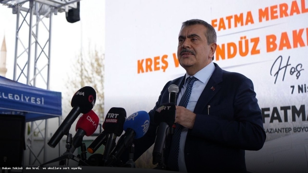 Bakan Tekin’den Eğitim Kurumlarına Sert Uyarı: Denetim Şart!