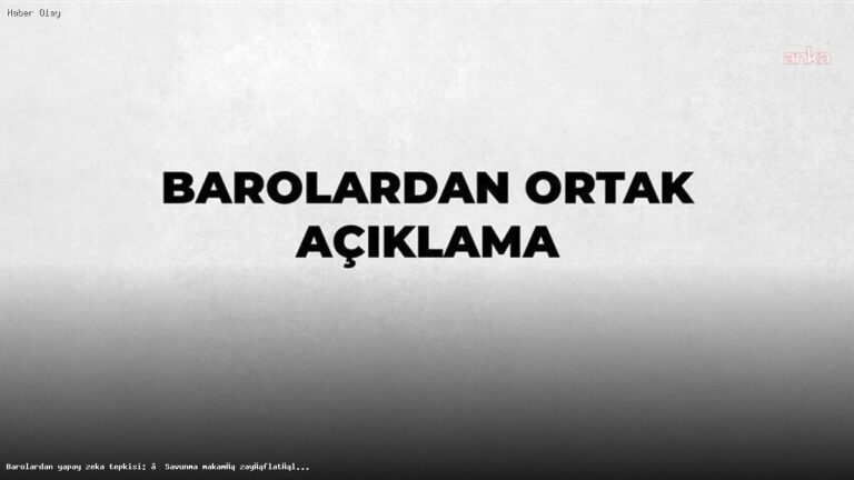Yapay Zeka Kullanımına Barolardan Sert Tepki: Savunma Hakkı Neden Önemli?