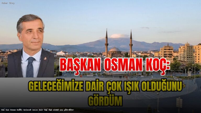Başkan Osman Koç: Kayseri Kitap Fuarı Geleceğe Işık Tutuyor