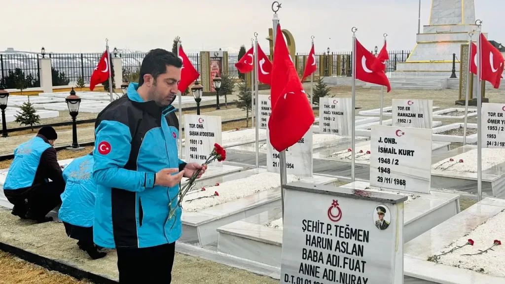 Ağrı Beşir Derneği’nden Şehitlere Anlamlı Ziyaret