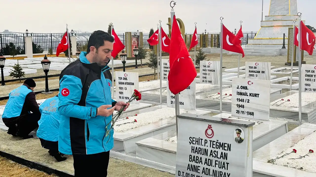 Ağrı Beşir Derneği’nden Şehitlere Anlamlı Ziyaret