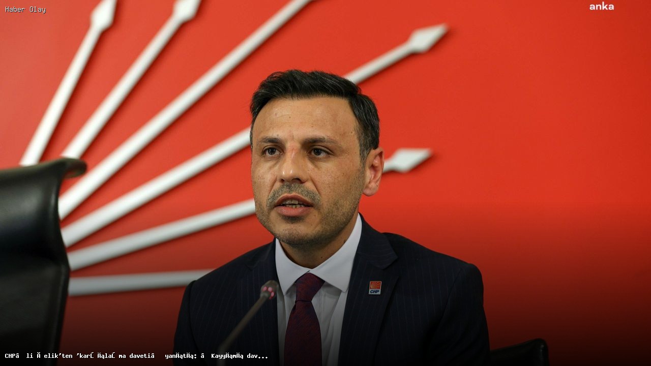 CHP’li Özgür Çelik’in Davete Cevabı: Kayyım ile Görüşmeyiz