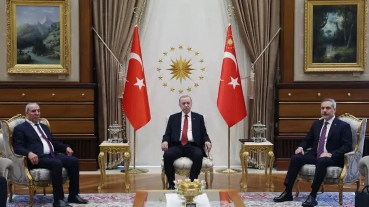 Cumhurbaşkanı Erdoğan, Filistin Heyetini Kabul Etti