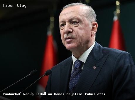 Cumhurbaşkanı Erdoğan, Hamas Heyetini İstanbul’da Ağırladı