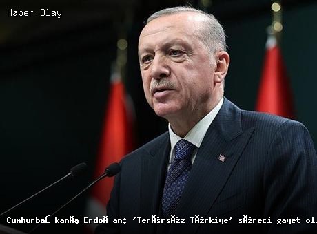 Cumhurbaşkanı Erdoğan, Terörsüz Türkiye Vurgusu Yaptı