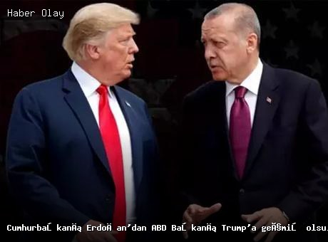 Cumhurbaşkanı Erdoğan, Trump’a geçmiş olsun dileklerini iletti