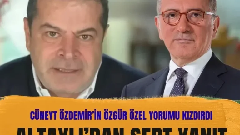 Cüneyt Özdemir’in Özgür Özel Yorumuna Fatih Altaylı’nın Yanıtı