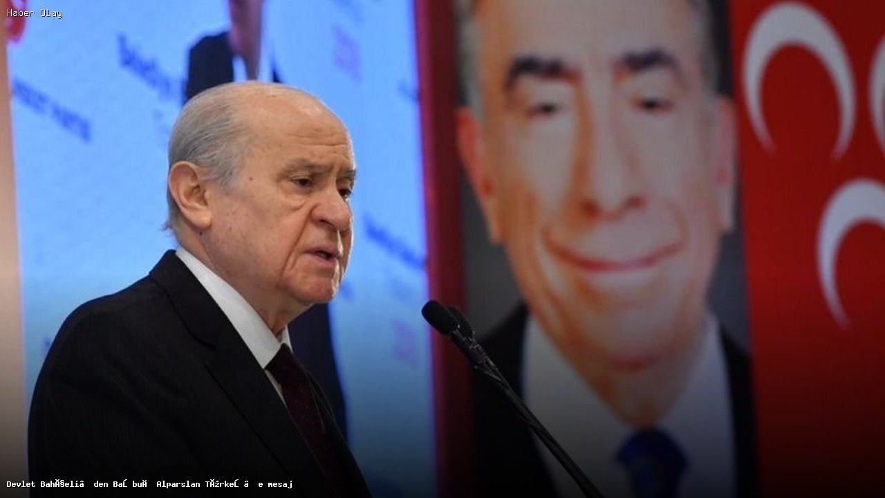 Devlet Bahçeli, Alparslan Türkeş’i Andı