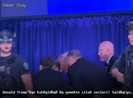 Son dakika: Trump’ın katıldığı yemekte silah sesleri!