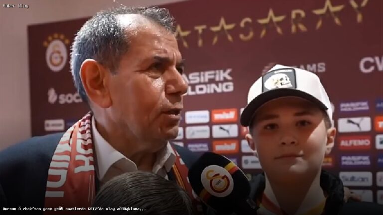 Dursun Özbek’in GSTV’deki Şaşırtıcı Açıklamaları Neler?