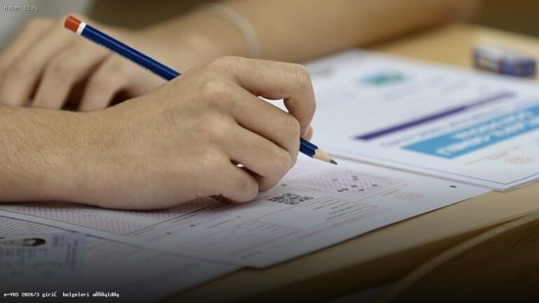 e-YDS 2026/3 Sınav Giriş Belgeleri Erişime Açıldı
