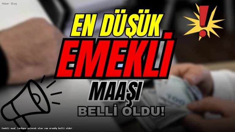 Emekli Maaşlarına Temmuz’da Ne Kadar Zam Gelecek?