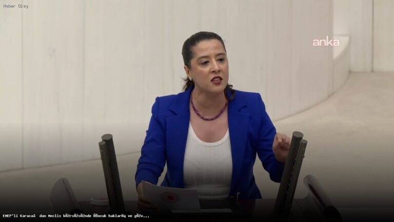 Çocuk Hakları İçin Meclis’te Yükselen Ses: Sevda Karaca