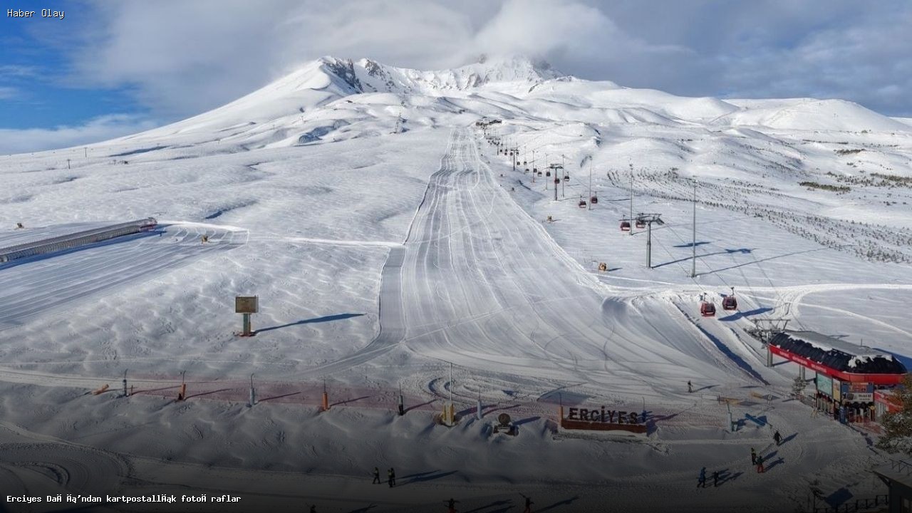 Erciyes Dağı’nda Kışın Büyülü Güzellikleri