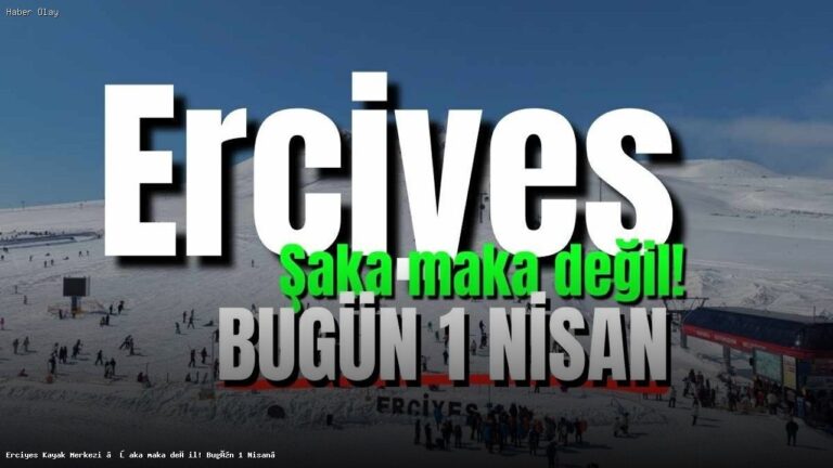 Erciyes Kayak Merkezi’nde 1 Nisan’da Kayak Keyfi Devam Ediyor