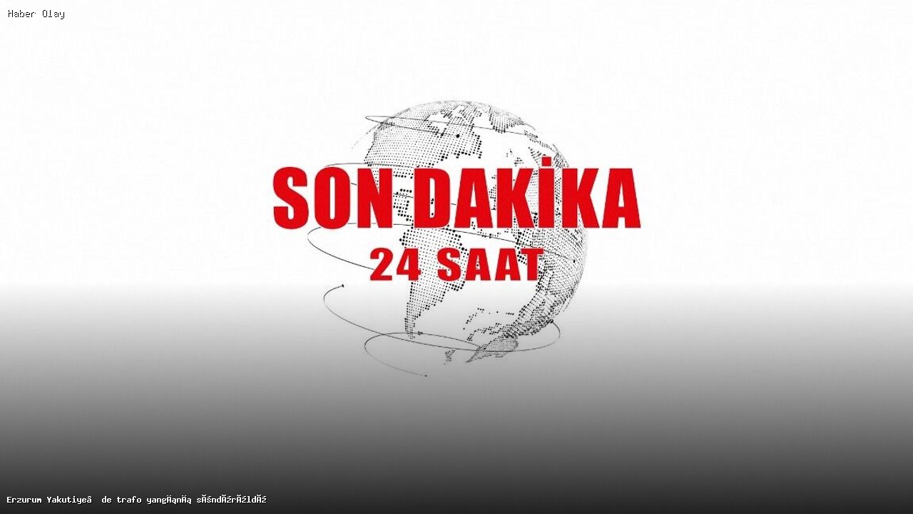 Erzurum Yakutiye’de Elektrik Trafosunda Yangın Çıktı