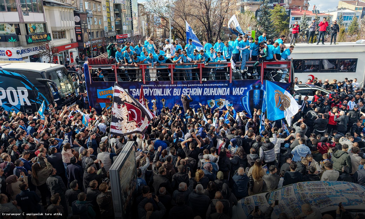 Erzurumspor’un Şampiyonluğu ve Kutlama Töreni