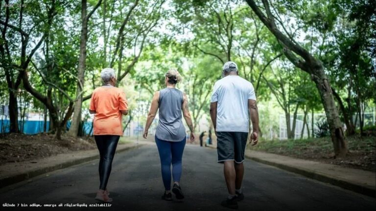 Günde 7 Bin Adım Atmak Omurga Sağlığını Korur