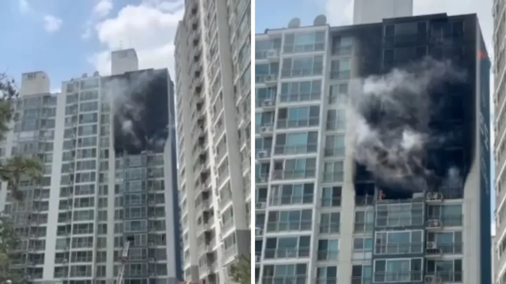 Güney Kore’de Apartman Yangını: İki Ölü, Altı Yaralı