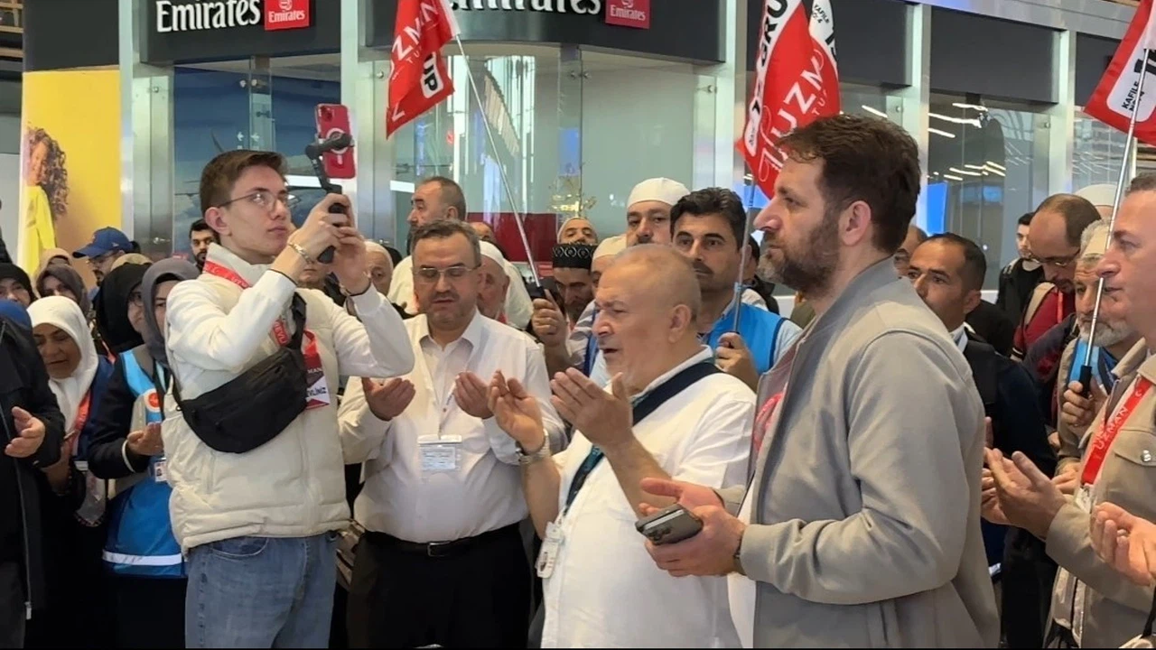 Hacı Adayları İstanbul Havalimanı’ndan Uğurlandı