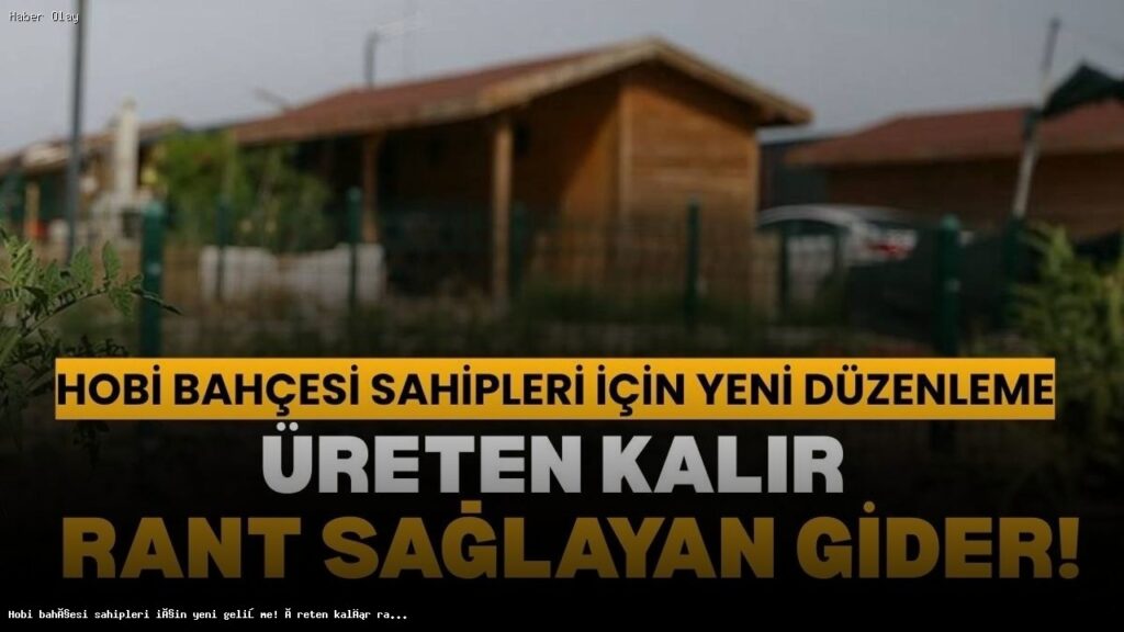 Hobi Bahçesi Sahiplerini Neler Bekliyor?