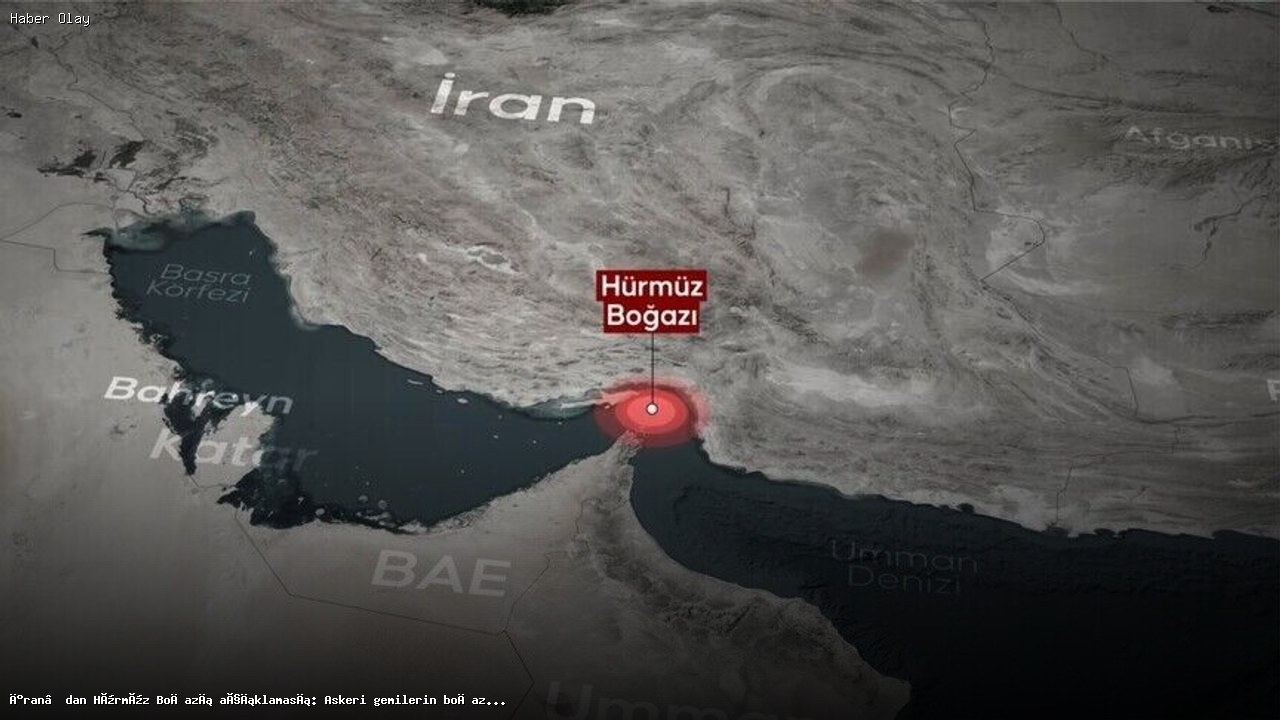 İran Hürmüz Boğazı’nda Askeri Gemilere Sınır Koydu