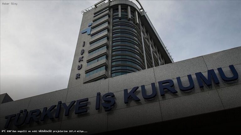 İŞKUR Engelli ve Eski Hükümlülere 187,4 Milyon Lira Destek