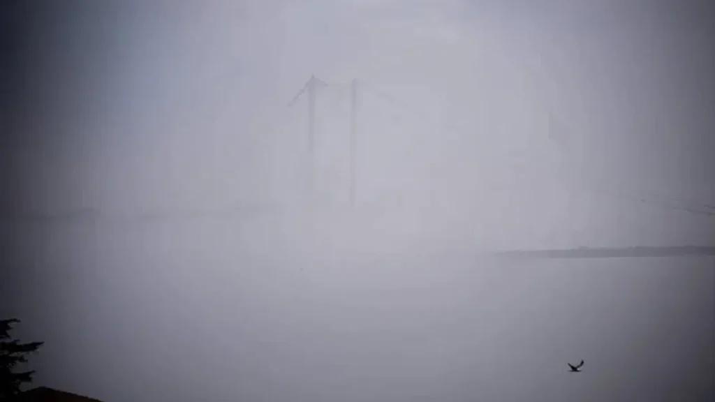 İstanbul Boğazı’nda Yoğun Sis Nedeniyle Gemi Trafiği Durdu