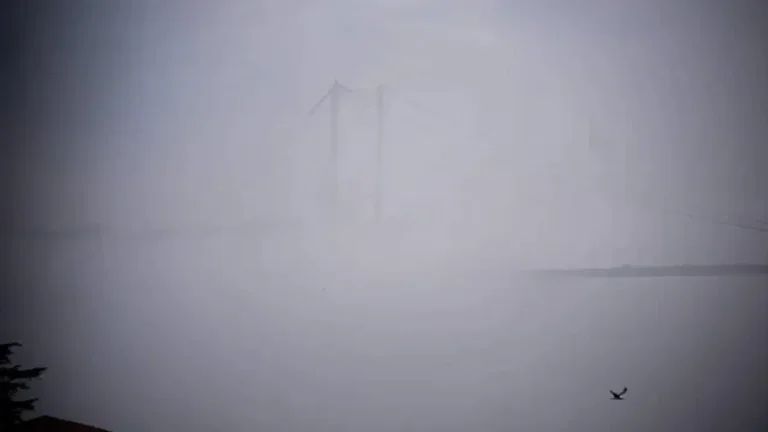 İstanbul Boğazı’nda Yoğun Sis Nedeniyle Gemi Trafiği Durdu