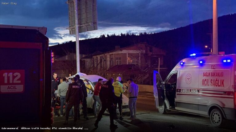 Kahramanmaraş Göksun’da Trafik Kazası: 4 Yaralı