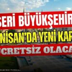 23 Nisan’da Kayseri’de Çocuklara Ücretsiz Tramvay Hizmeti