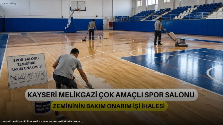 Kayseri Melikgazi Spor Salonu İhalesi Ne Zaman Yapılacak?