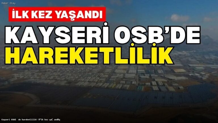 Kayseri OSB’de Yeni Dönem Başladı: Mehmet Yalçın Yeniden Başkan