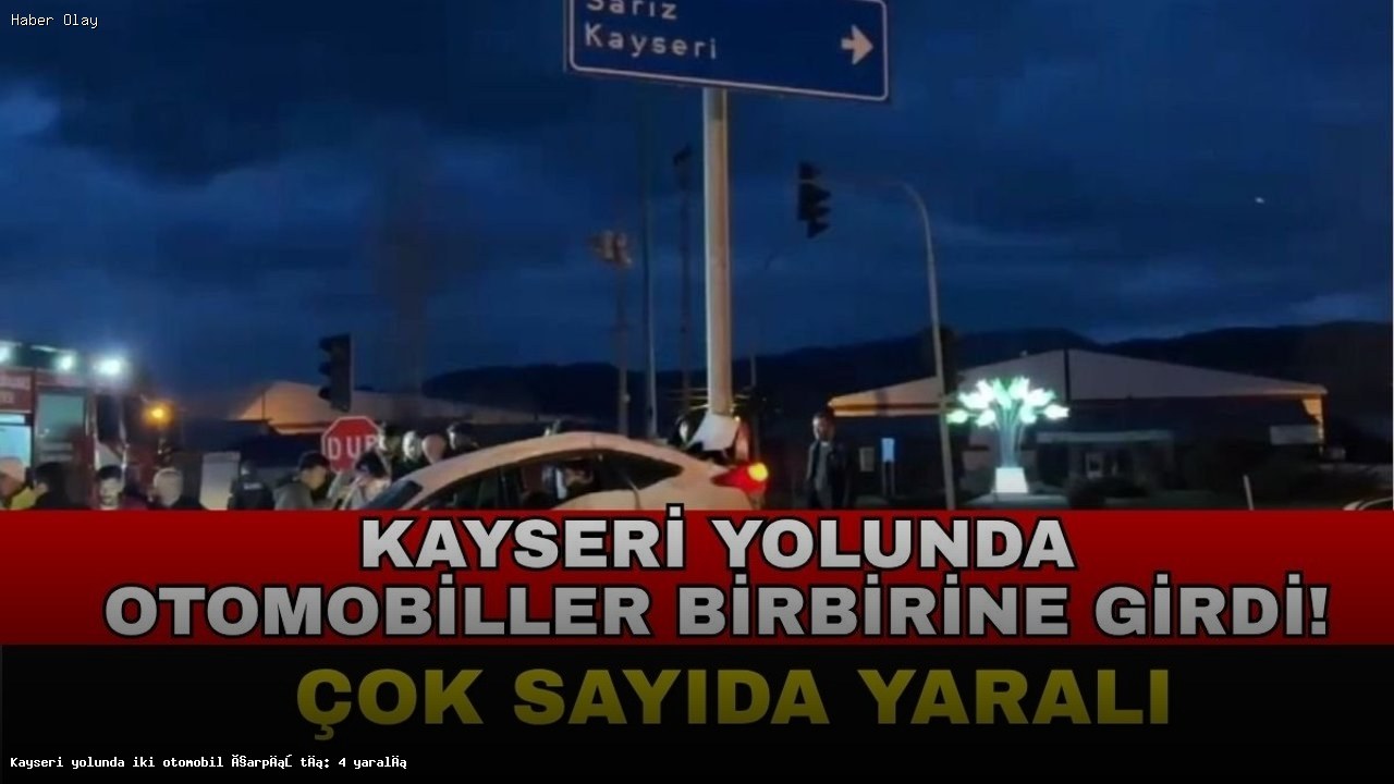 Kahramanmaraş’ta Kaza: İki Araç Çarpıştı, 4 Yaralı