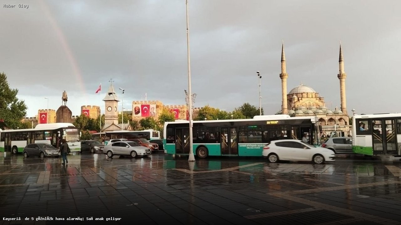 Kayseri’de 5 Günlük Sağanak Yağış Alarmı: Neler Olacak?