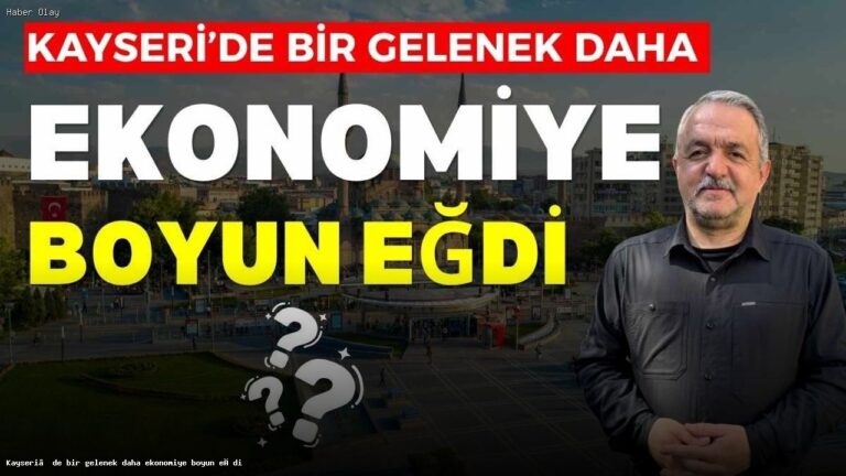 Kayseri’de Düğün Geleneği Ekonomik Nedenlerle Azalıyor