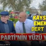 Kayseri Emeklileri Ekonomik Sıkıntılarını Aşkın Genç ile Paylaştı