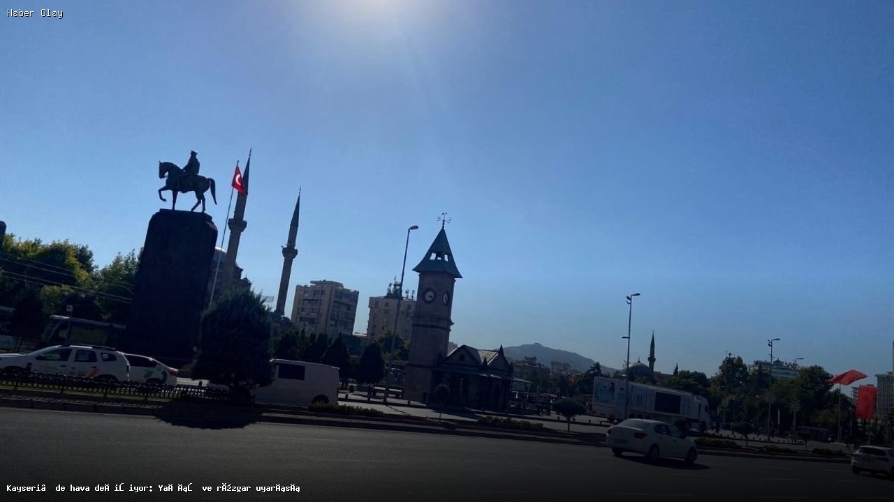 Kayseri’de Hava Durumu: Yağış ve Rüzgar Uyarısı Geldi