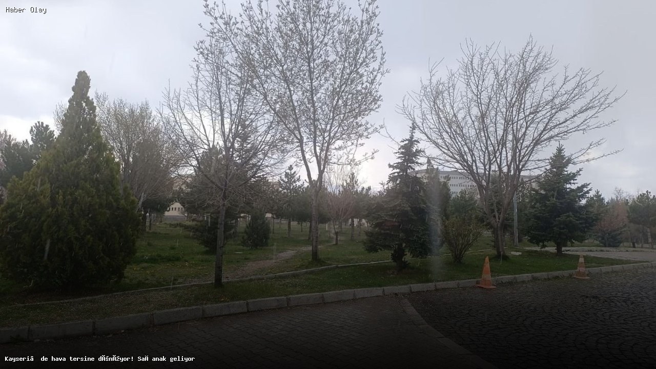 Kayseri’de Hava Değişiyor: Sağanak Yağış ve Soğuk Hava Bekleniyor