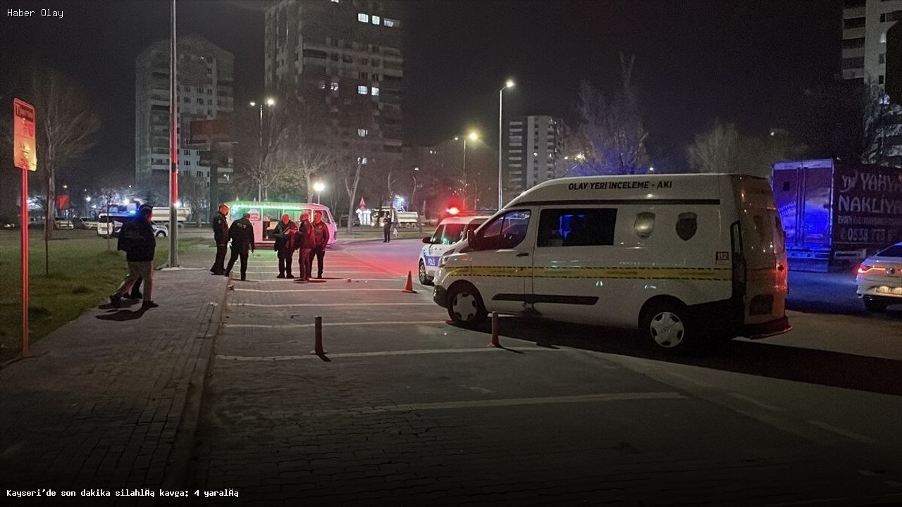 Kayseri’de Silahlı Kavga: 4 Yaralı, Paniğe Neden Oldu
