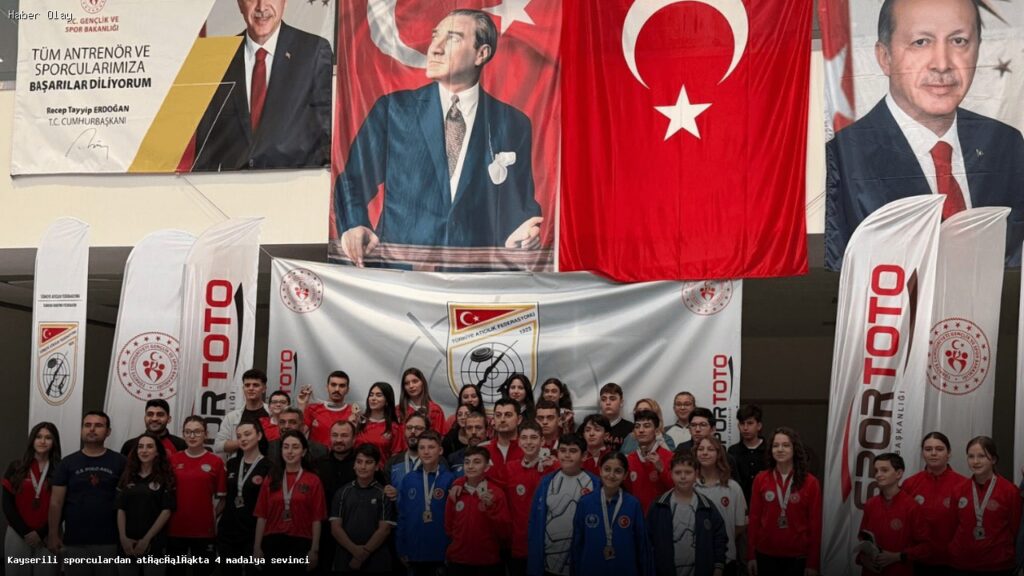 Kayserili Atıcılar Mersin’de 4 Madalya Kazandı