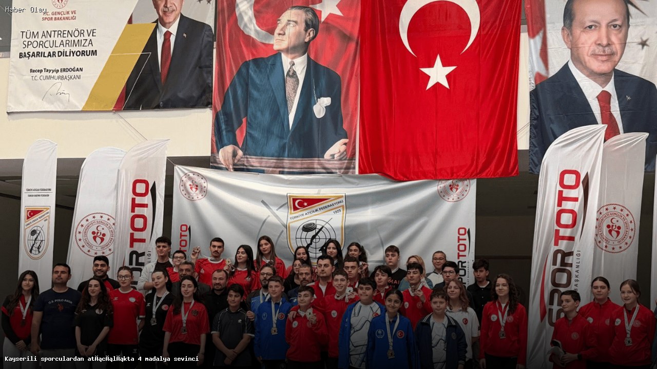 Kayserili Atıcılar Mersin’de 4 Madalya Kazandı