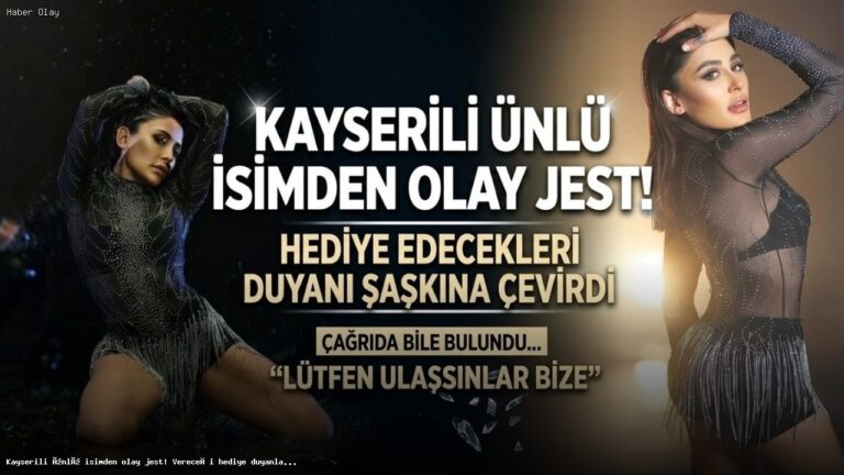 Melek Mosso’dan Duygusal Hediye: Gelinlikleri İhtiyaç Sahiplerine