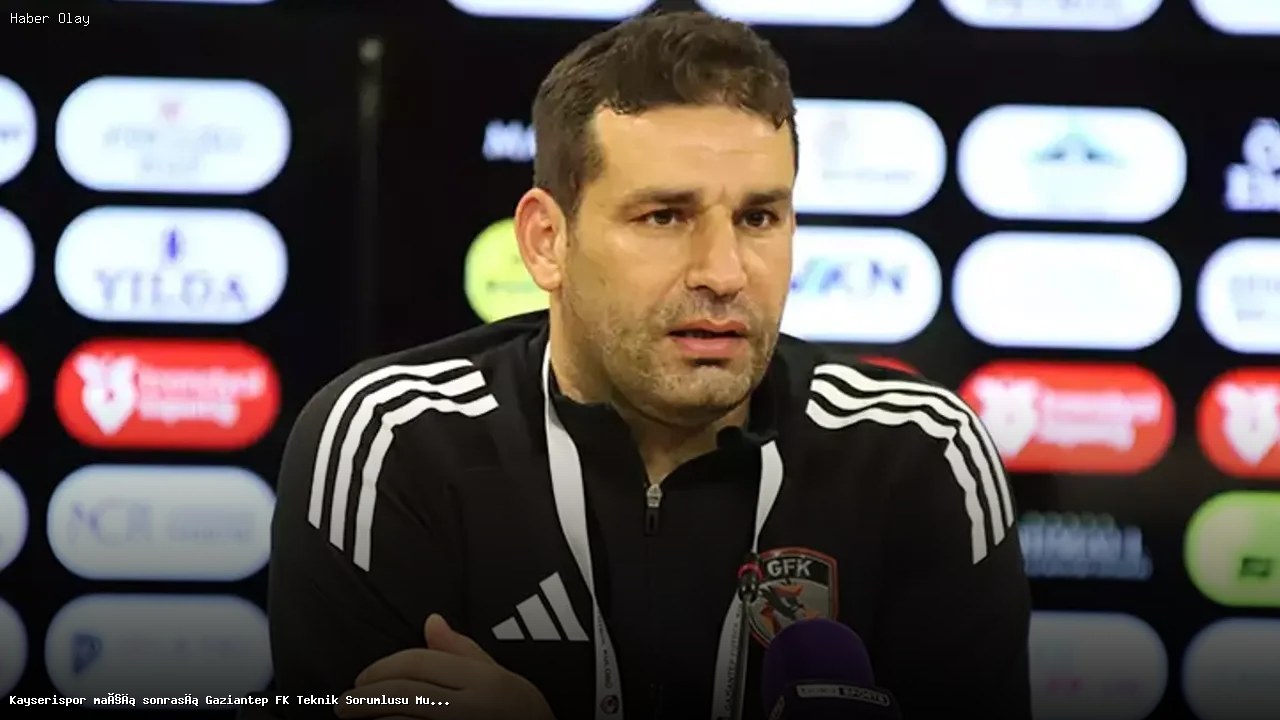 Gaziantep FK Teknik Sorumlusu Mustafa Aksoy: ‘Kontrol Bizdeydi’