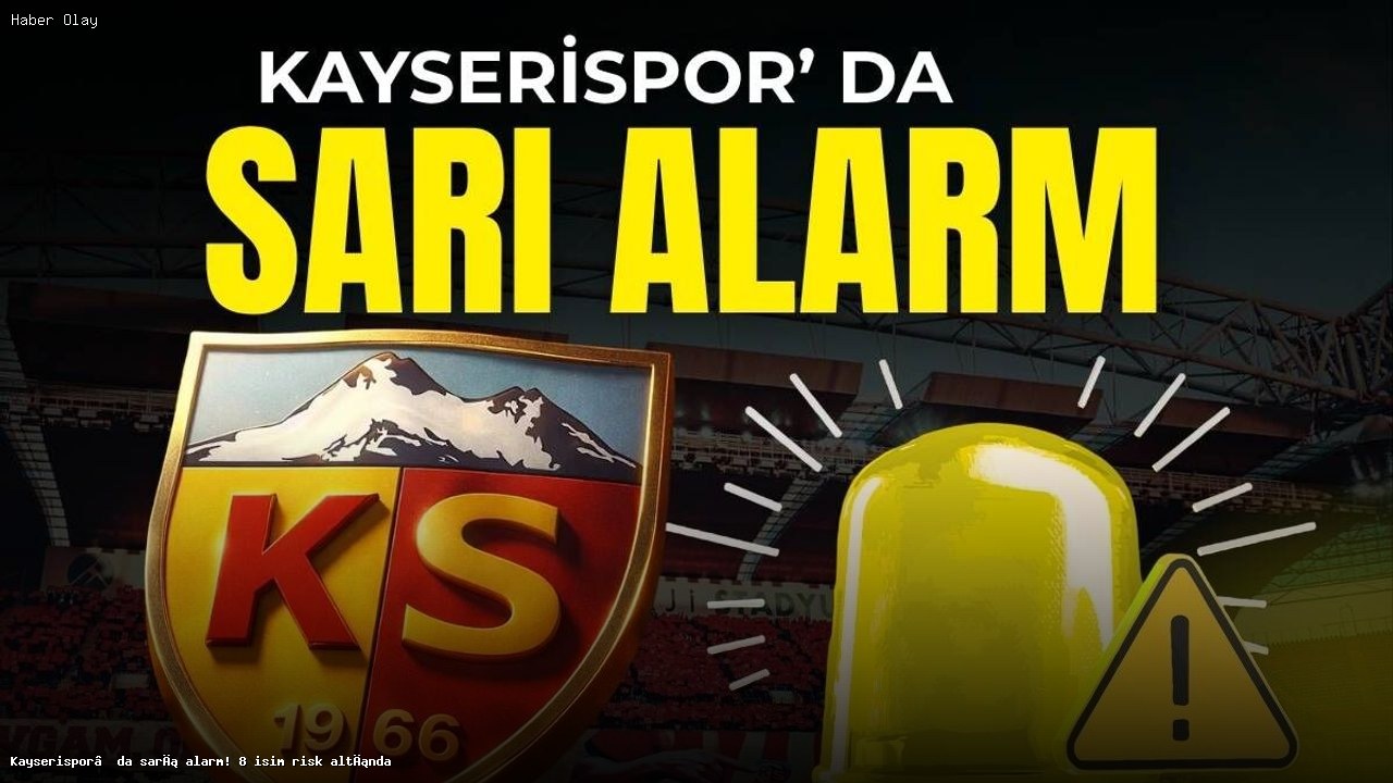 Kayserispor’da Kart Sınırındaki Futbolcuların Durumu