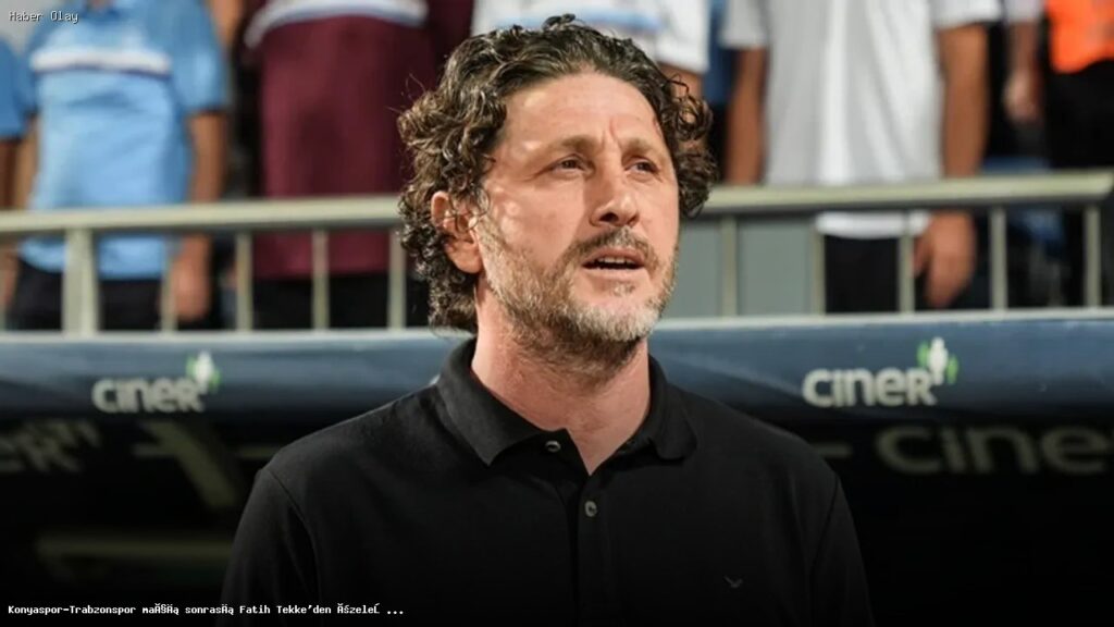 Fatih Tekke maç sonrası özeleştiri yaptı: İlk yarı kabul edilemezdi